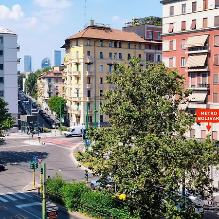 Studio Verde - Metro 2 Passi - Duomo & Linate Direct - Ac * Milan